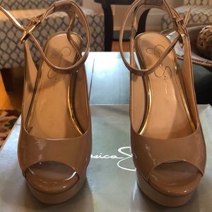 Jessica Simpson Careen Style Nude Color Heels